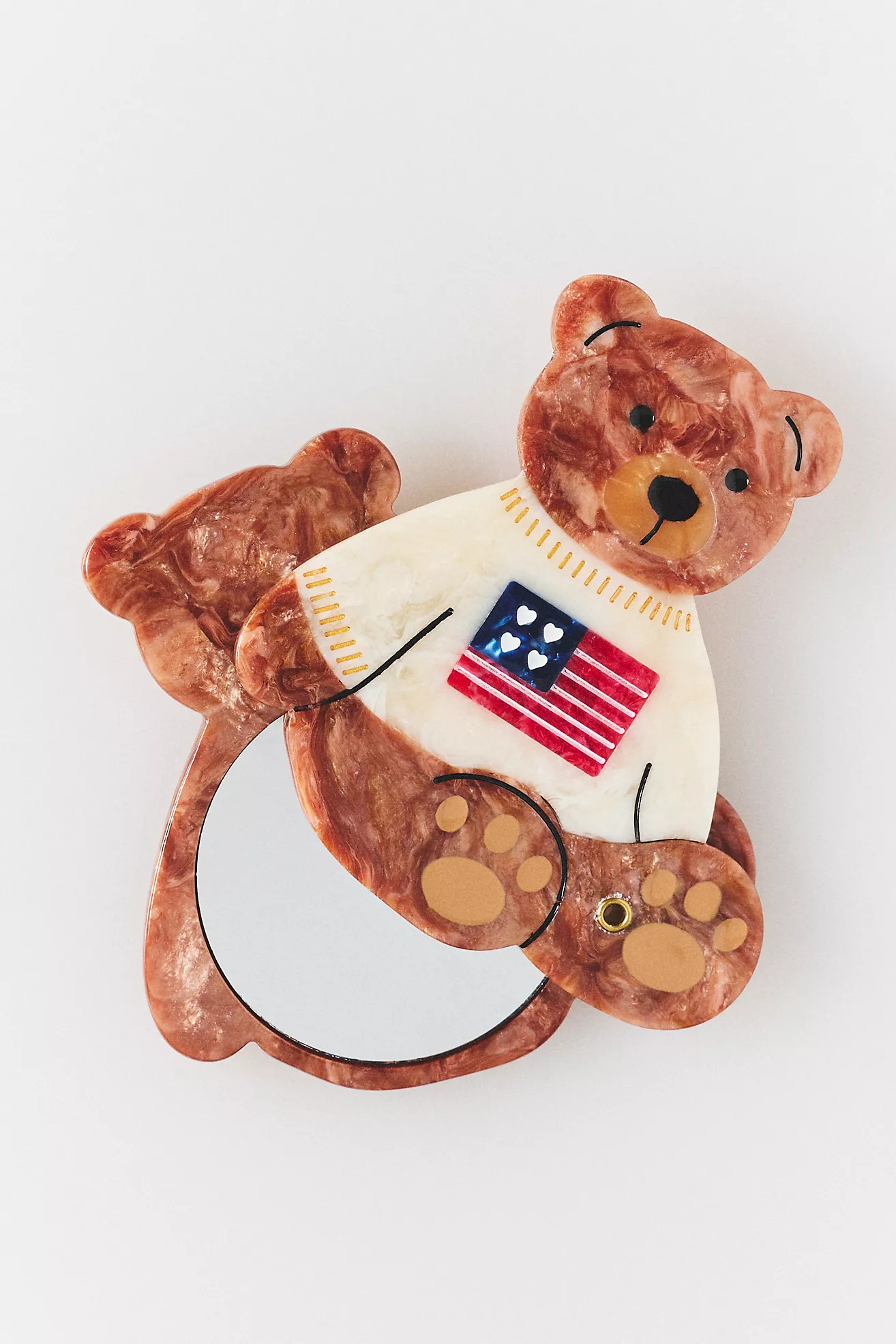 Solar Eclipse Handpainted Compact Mirror | Anthropologie (US)