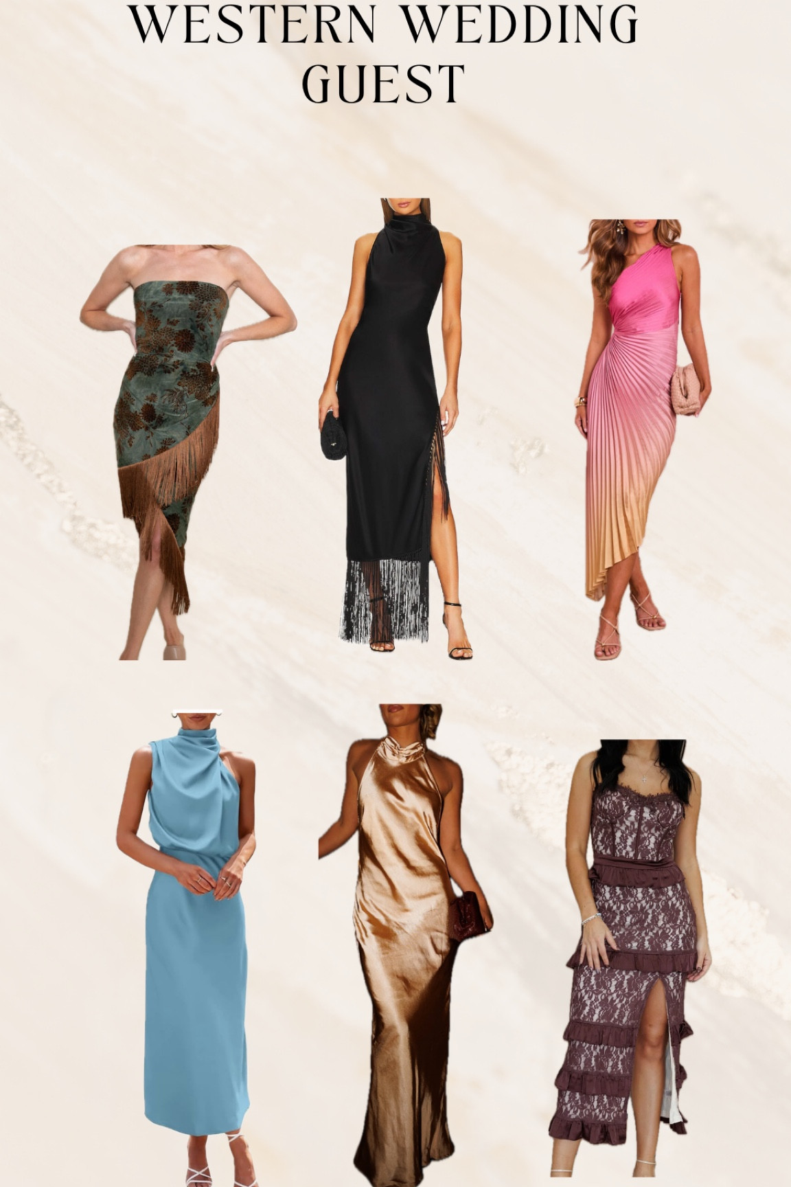 Wedding guest dresses that you can make western or non for weddings!! Code "LIZBAILEY35" for VICI dress ✨

#LTKgrwm #LTKWedding #LTKootd