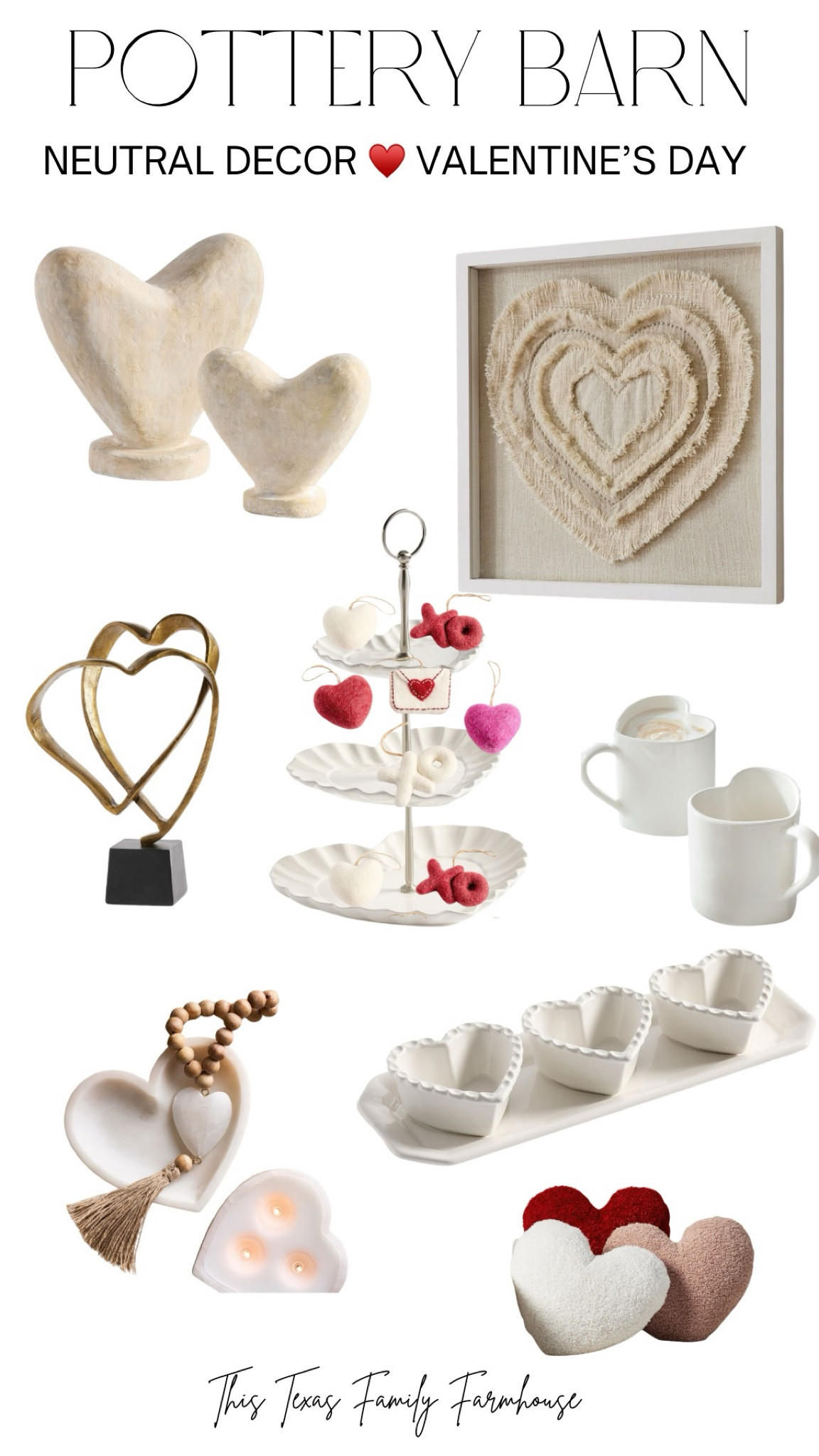 Neutral home finds-Valentine’s Decor! ♥️


hearts | Valentine | Neutral Home | Valentine’s Day | Pottery Barn

#LTKHome #LTKSeasonal #LTKFindsUnder50