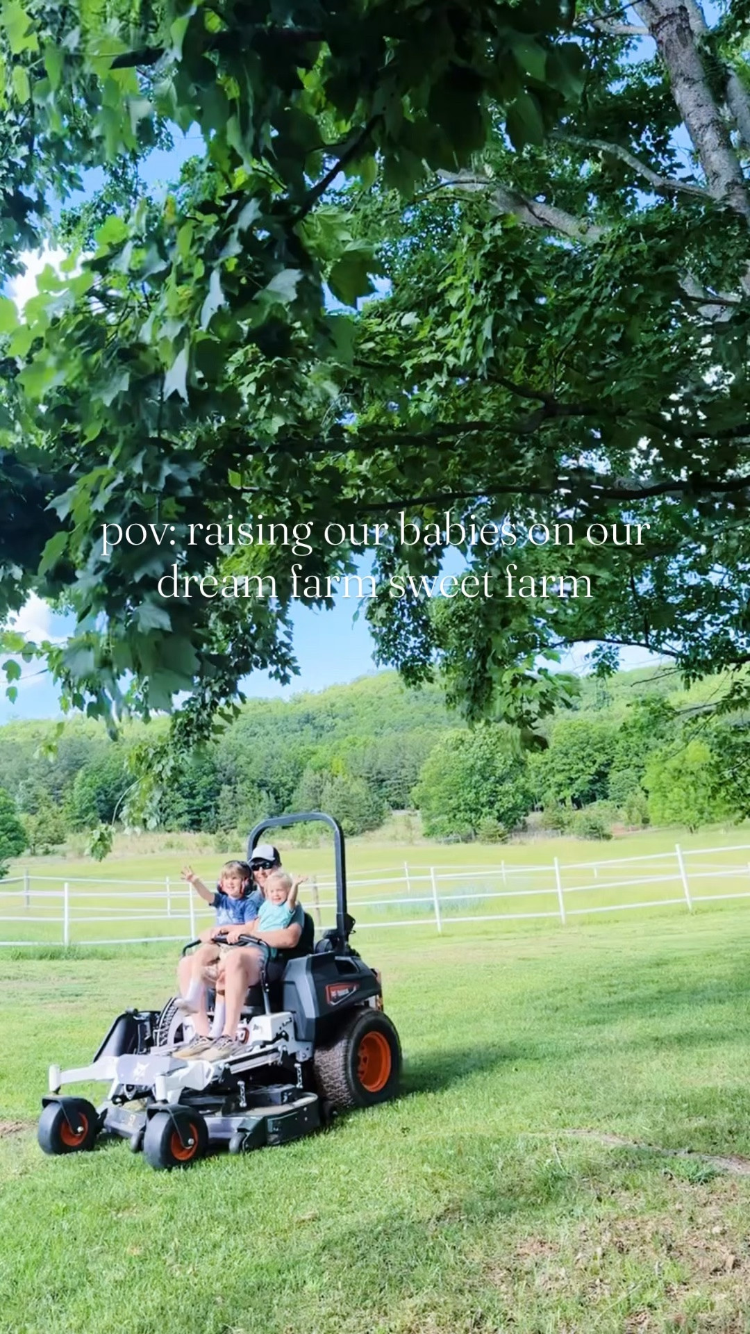 Truly living the days I always dreamed of and prayed for 💭 … Thank you, Jesus, for these beautiful 12 acres and the most precious country baby boys 👶🏼🤠🩵 to raise on our farm sweet farm!!! 🚜 #nightsonthefarm #farmsweetfarm 

Nights like this forever and ever amen!! 🌅 “Dada” cutting our grass 🌳 and pastures 🌱 and my babies 👶🏼 playing in the dirt 🤎 (yes, we LOVE this mud kitchen - highly recommend 👏🏽)!!! Is there anything sweeter than the love of your life with his two firstborn sons riding on his lap?!? 🤭 Be still my heart, y’all!! ❤️ And I’ll just never (!!) get over the panorama views from this farmhouse on the hill 🏡- just such a DREAM 💭 y’all!!! ☀️🫶🏽 And last night’s sunset 🌅 and “cotton candy 🩷🩵 clouds” ☁️ on the farm were just so beautiful over the freshly cut pastures 🌱 - God’s Creation 🌎 is just stunning beyond words, y’all!! 💖 #farmhouseview #ourfarmhouseonthehill #lovethiscountrylife

#LTKdayinmylife