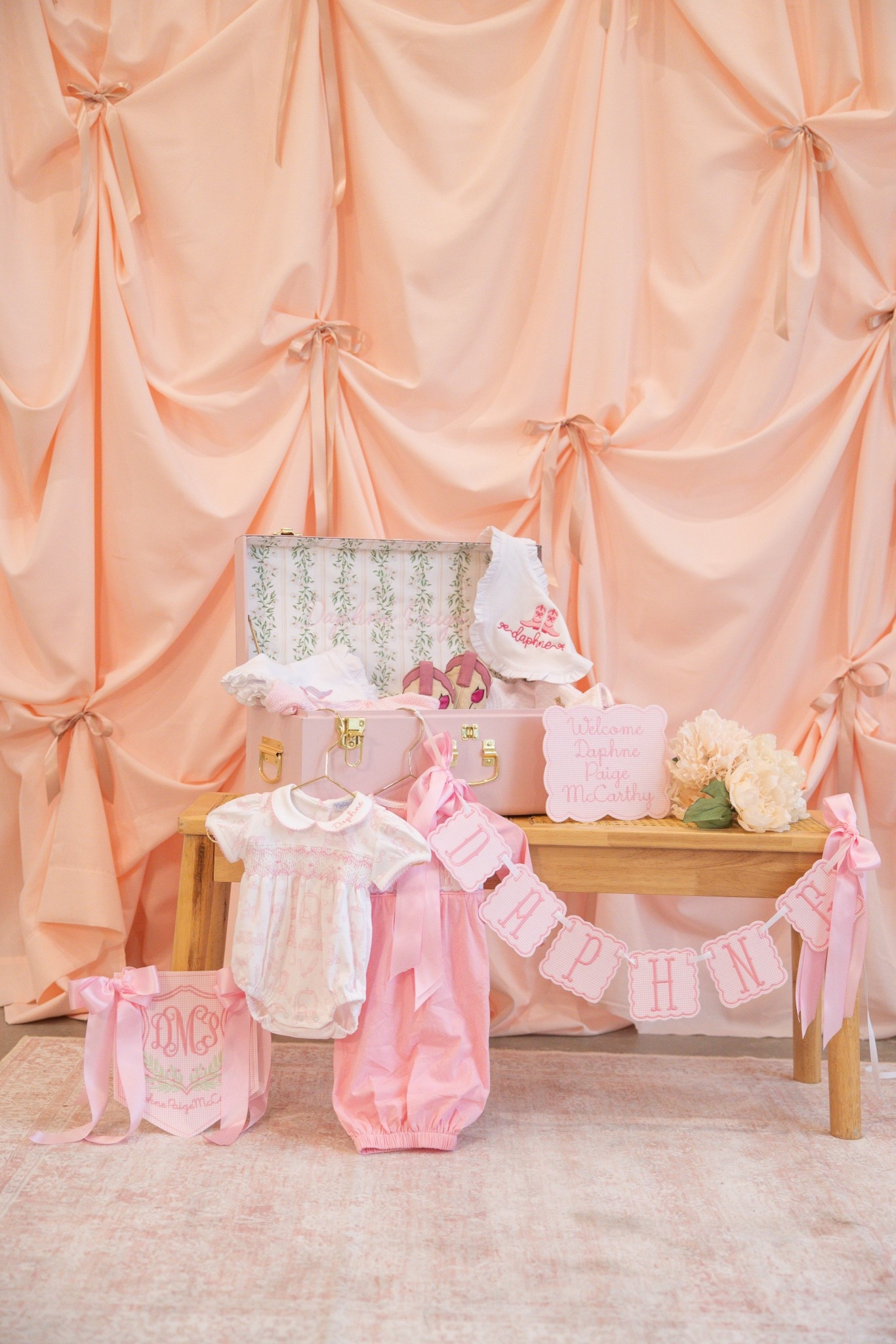 Petite Keep Trunk 
Stitchin Pretty Baby Girl Outfits 
Smoked Flamingo Gown
Little Happies Signage 
Baby Girl


#LTKmomlife #LTKBaby