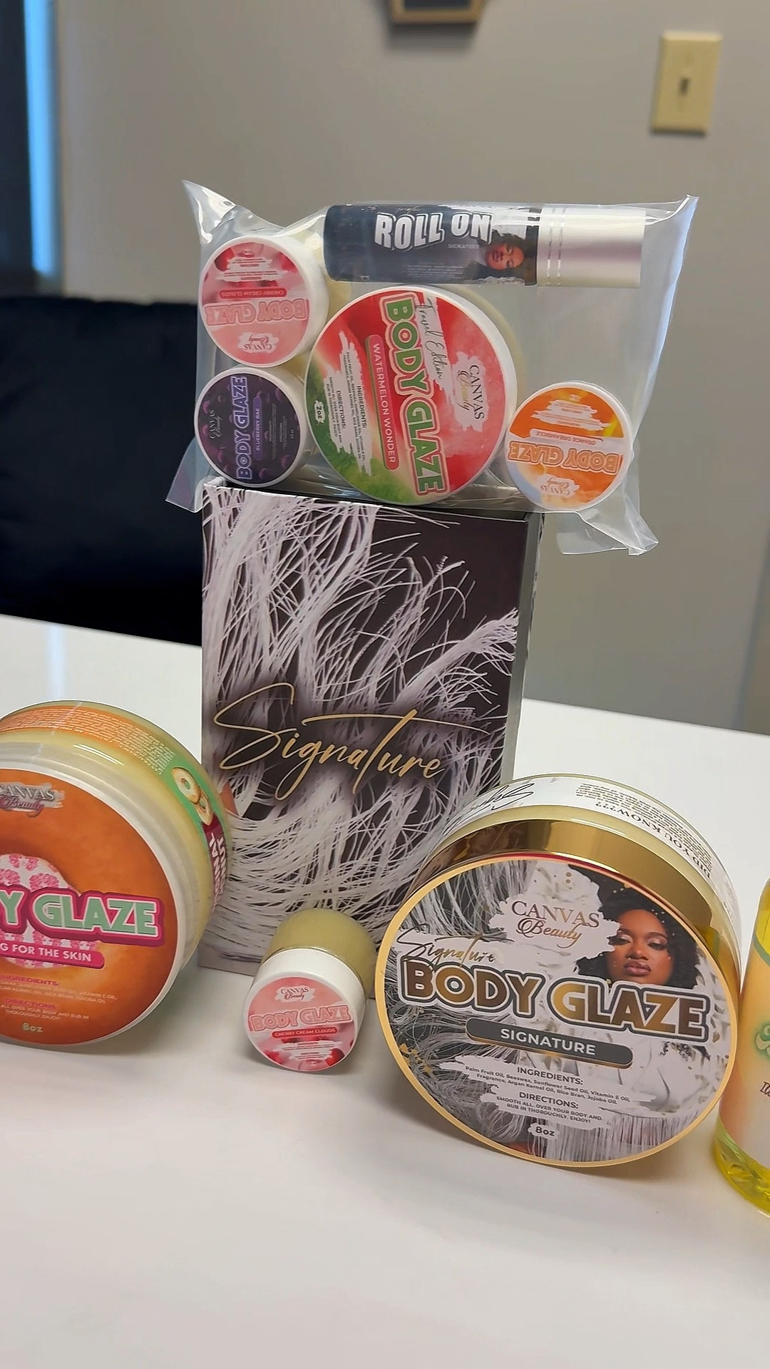 @CANVAS BEAUTY BRAND Canvas Beauty Unboxing, this is an oldie but goodie order! I love a smooth body glaze scent by CB. And boy do I have some awesome scent layering combos to share. The glaze is not heavy or too greasy, it does absorb into the skin quite nicely! You will need to capture your scents today because some of them have been or will be discontinued. Click the orange cart and pick your scent(s) today! 

I’m waiting on the new scents/drop I know they will be Ahmazing!!!! #scentsational #bodyglaze #shining #canvasbeauty #suchalady

#LTKPlusSize #LTKBeauty #LTKOver40