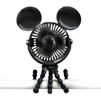 Disney Baby by J.L. Childress Mickey Mouse Stroller Fan - Black: Adjustable Handle, Compatible With Most Strollers | Target
