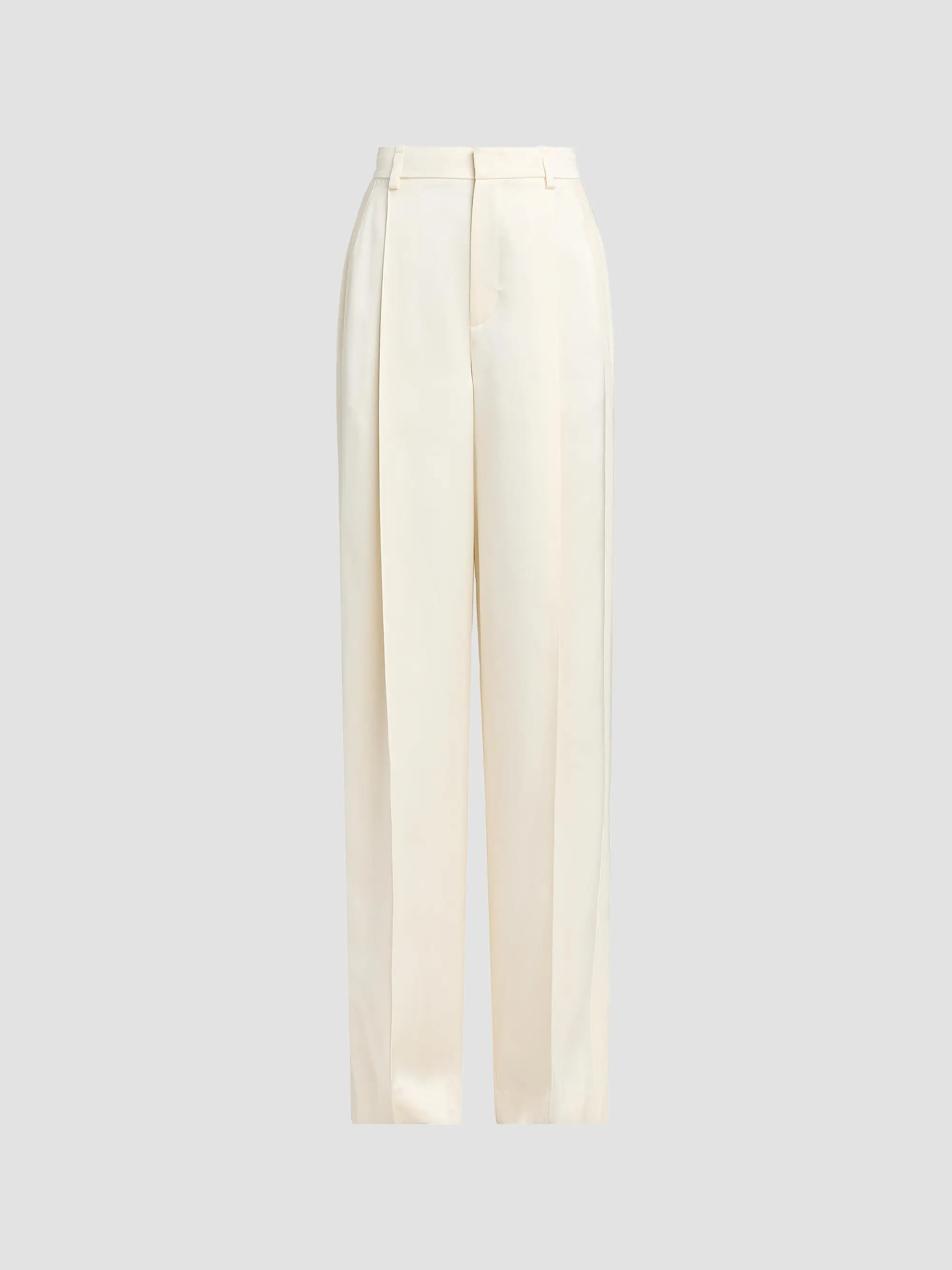 Vince High-Rise Satin Trousers | Saks Fifth Avenue | Saks Fifth Avenue