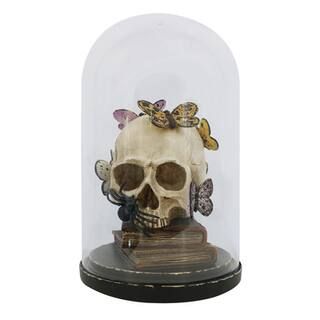 9" Skull with Books Cloche Tabletop Accent by Ashland® | Michaels | Michaels Stores