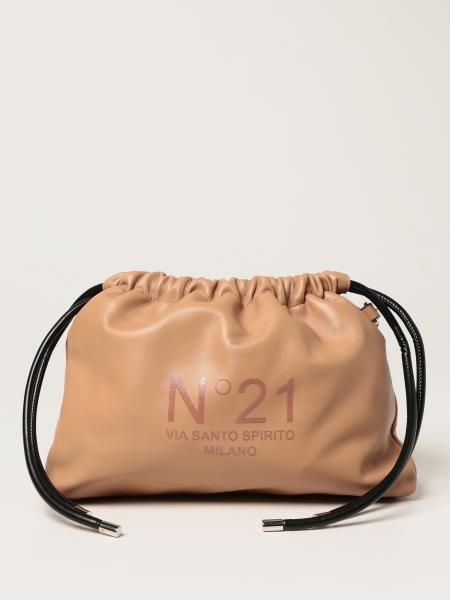 Eva pouch N ° 21 in leather with logo | Giglio.com - Global Italian fashion boutique