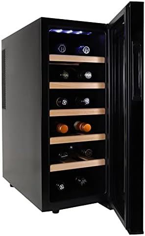 Koolatron WC12-35D 12 Bottle Capacity Thermoelectric Wine Cooler with Digital Tem… | Amazon (US)