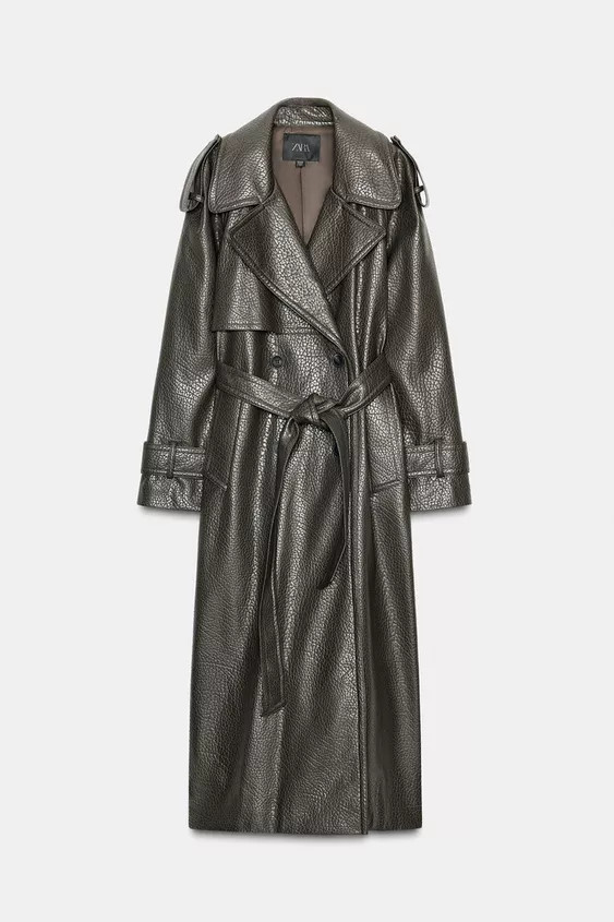 FAUX LEATHER COAT | Zara US