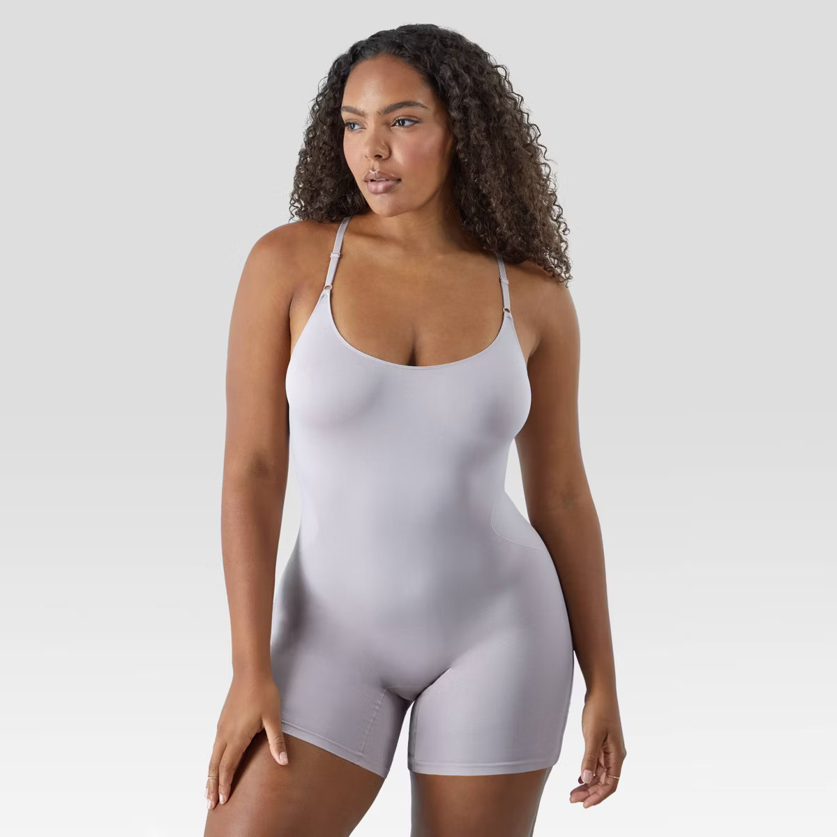 Maidenform Women's Shapewear Seamless Mid Thigh Bodysuit with Light Shaping MST007 | Target