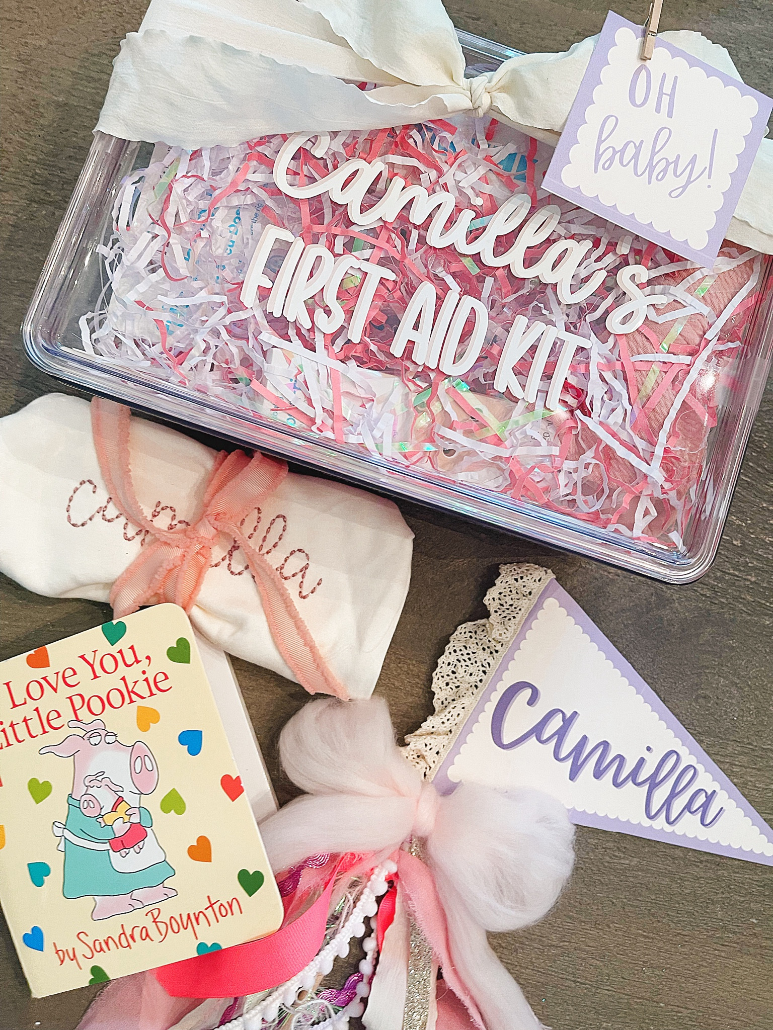 Baby Shower Gift Idea for baby girl! My favorite gift to give as a NICU nurse! Throw together an easy first aid kit with items off the registry- Baby Frida is the best!! & you can’t go wrong with a personalized onesie! 🎀 


#babyshowergiftidea #babygift #babyshowergift #babyregistry #babyshowergifts #giftideas #babyshower #babygirlgift #babyfrida #firstaidkit #personalizedgift

#LTKBaby #LTKParties #LTKFindsUnder100