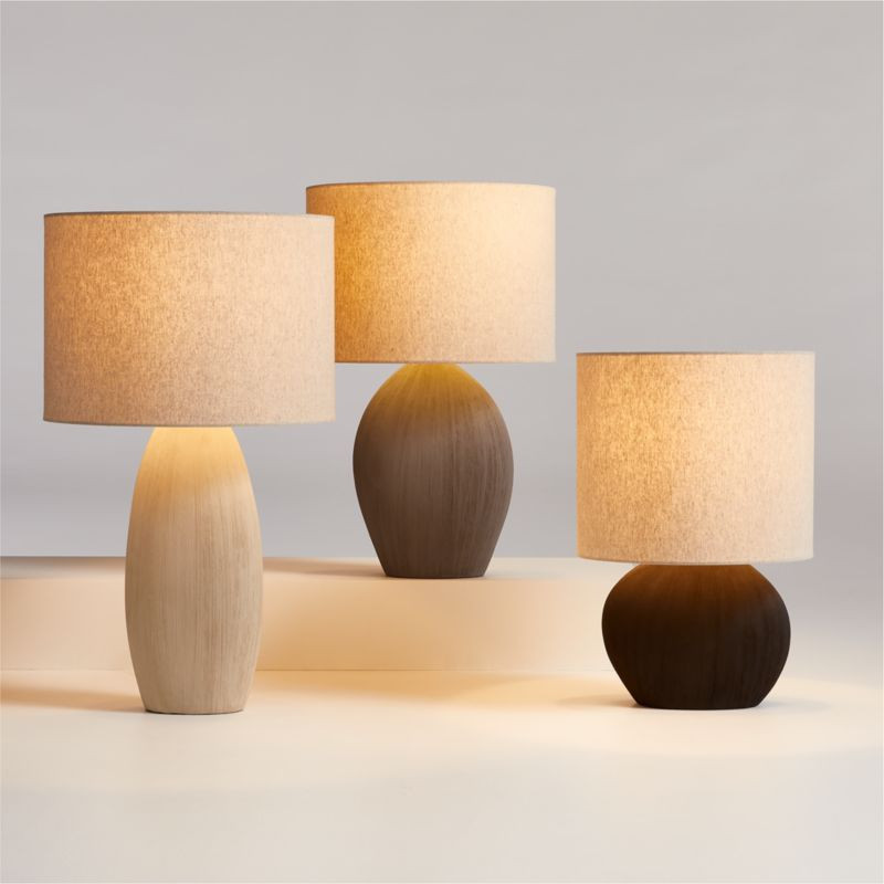 Alura Ceramic Table Lamp | Crate & Barrel | Crate & Barrel