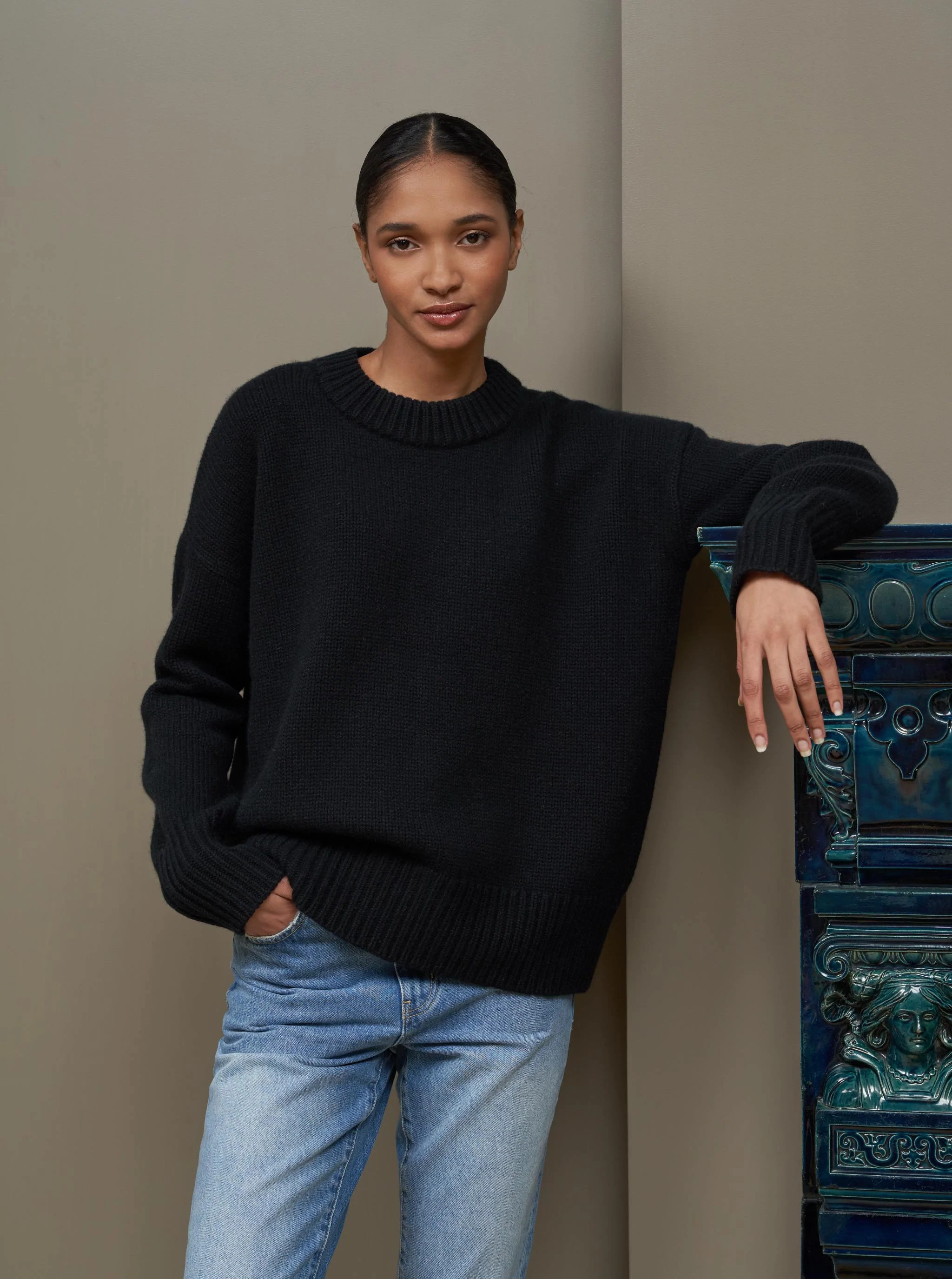 Solid Marin Sweater | La Ligne