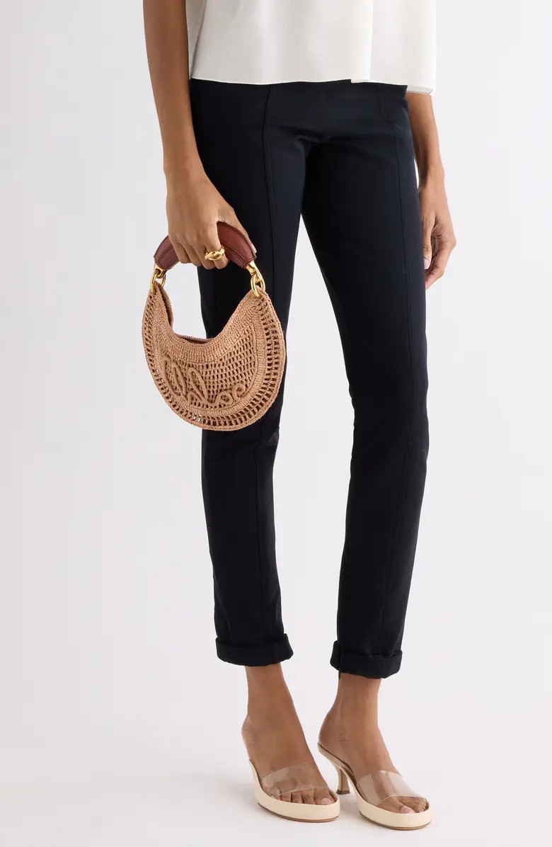 Summer Banana Raffia Handheld Bag | Nordstrom