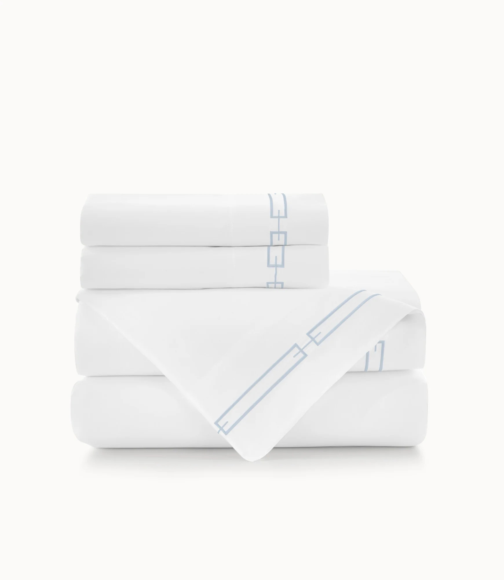 Stanza Embroidered Sateen Sheet Set | Peacock Alley | Peacock Alley | Luxury Bedding & Bath Linens