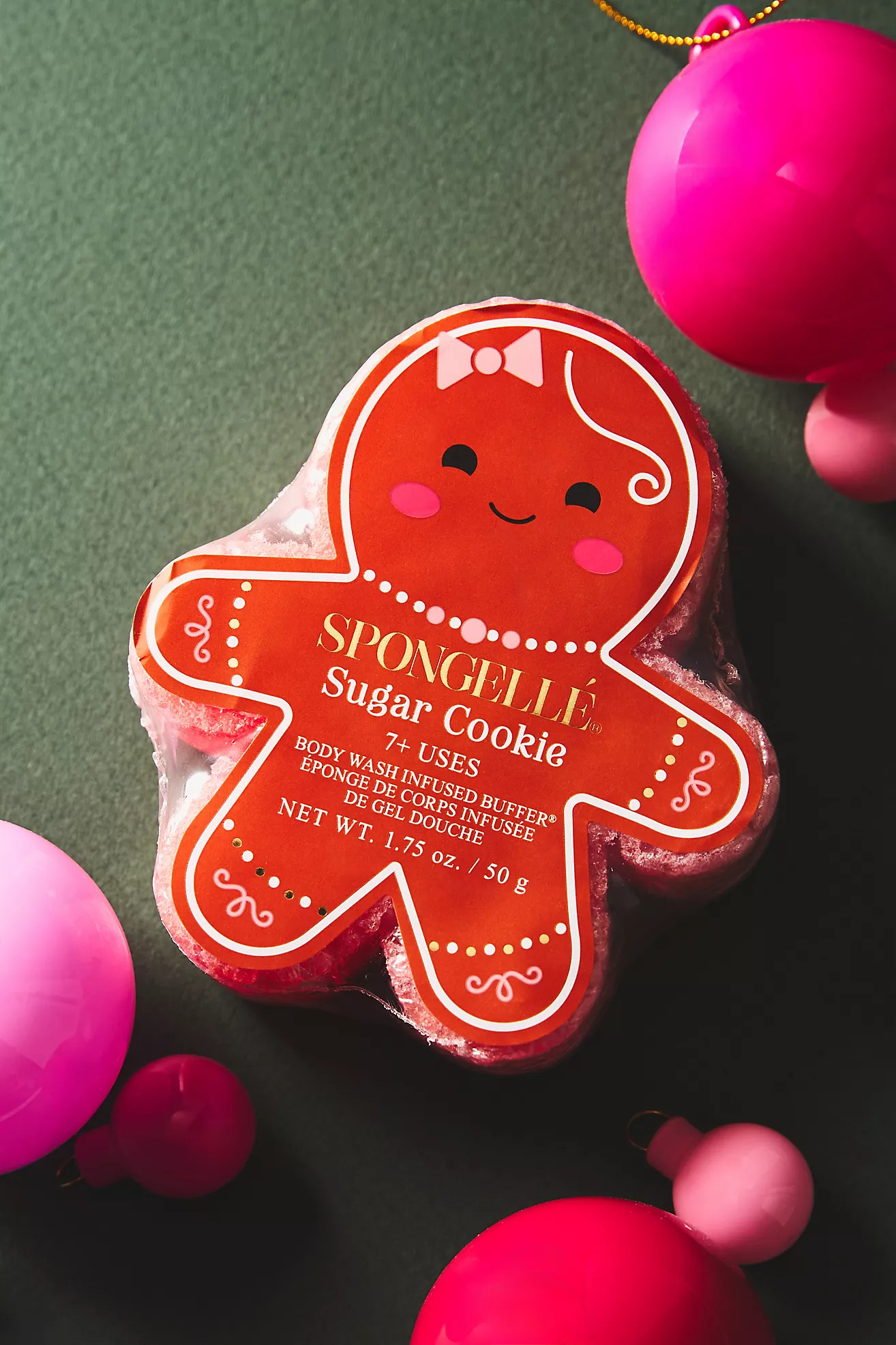 Spongellé Holiday Gingerbread Body Wash Infused Buffer | Anthropologie (US)
