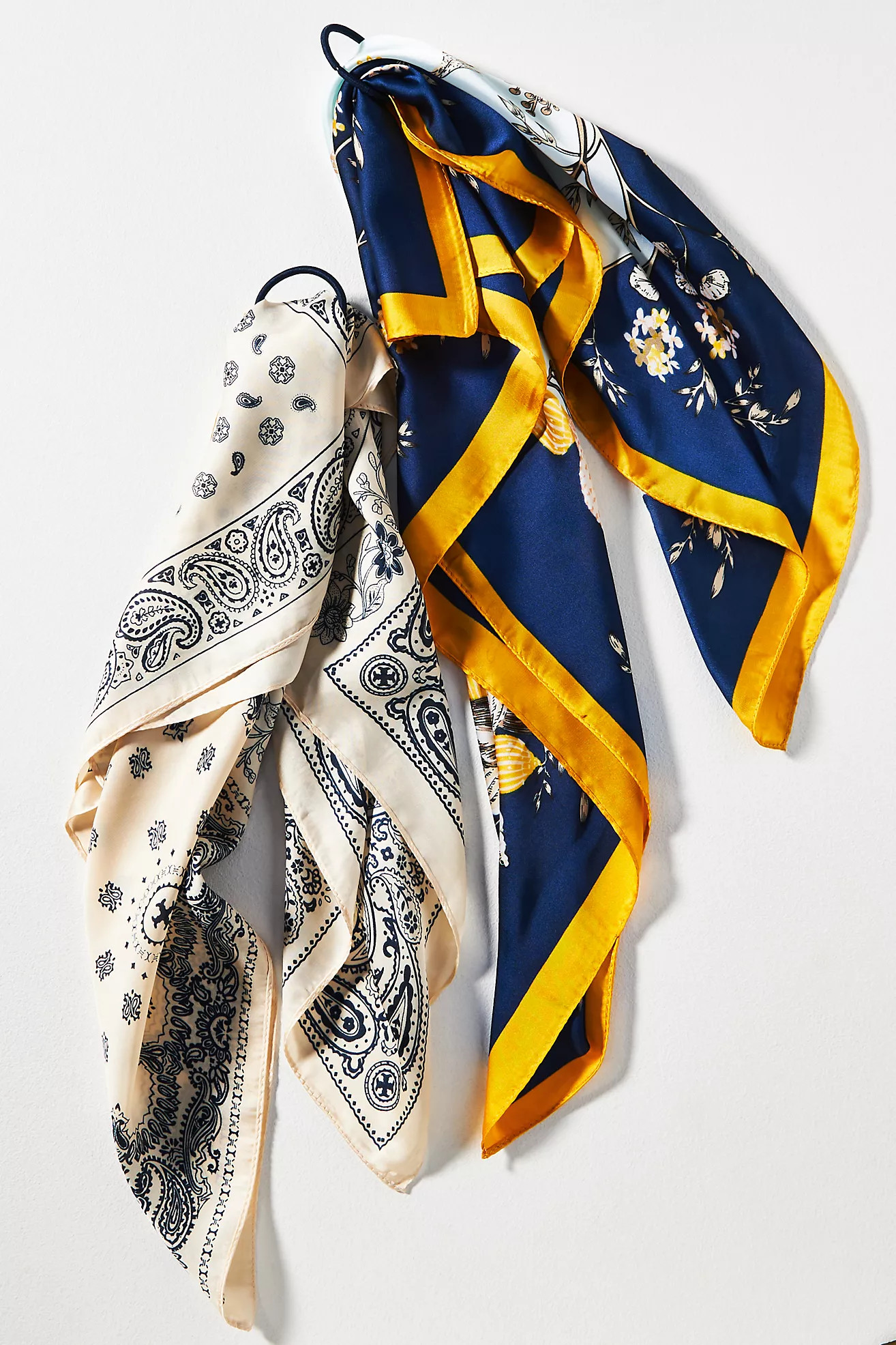 Patterned Hair Scarves, Set of 2 | Anthropologie (US)