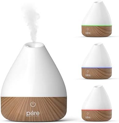 Pure Enrichment PureSpa Natural Essential Oil Diffuser (White) – 200ml Water Tank Lasts Up to 1... | Amazon (US)