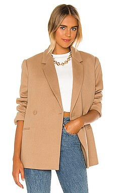 ANINE BING Kaia Blazer in Camel from Revolve.com | Revolve Clothing (Global)