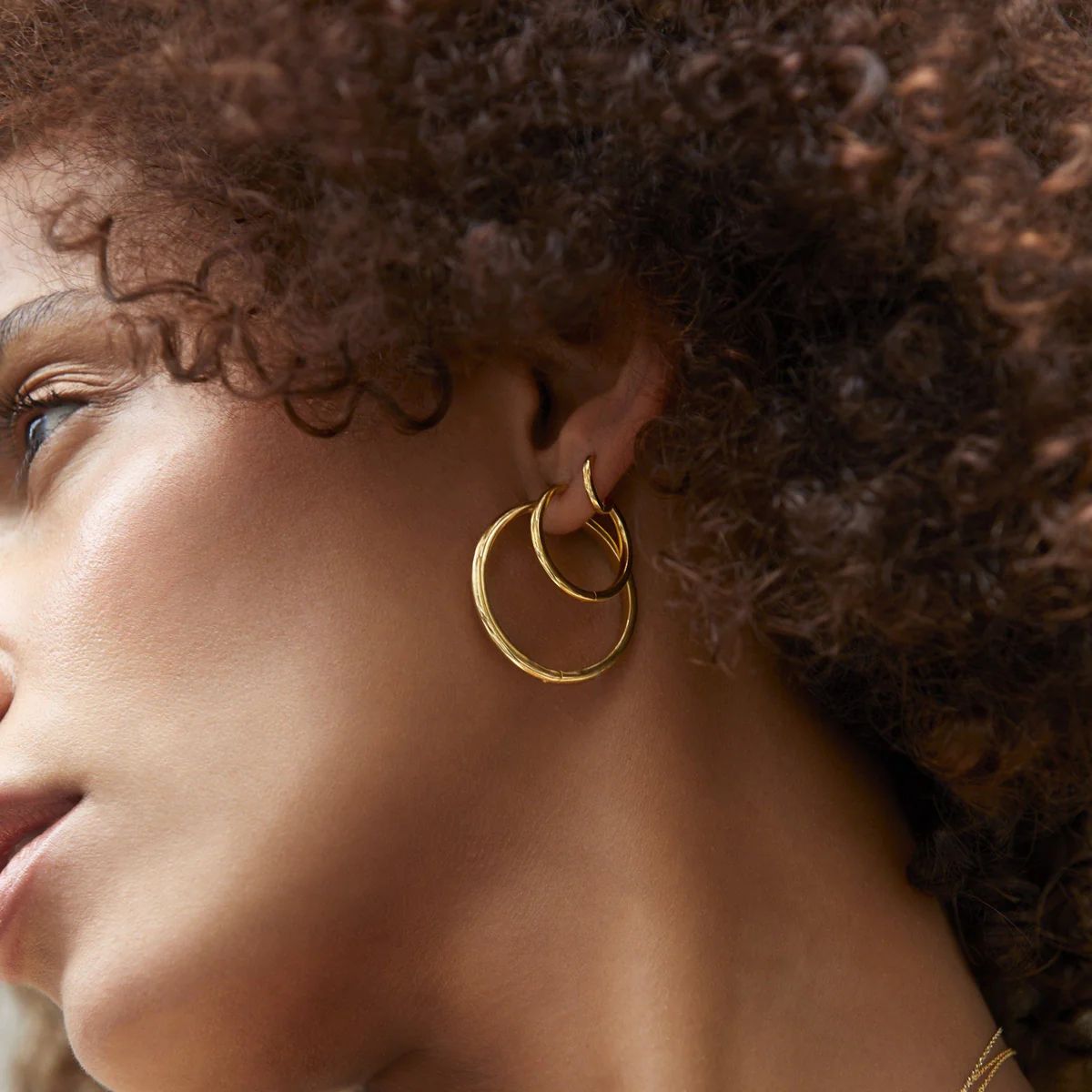 Endless Gold Hoop Earrings Set | AUrate New York