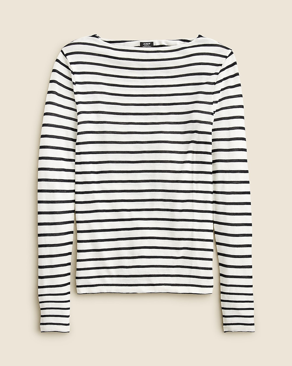 Collection sheer wool-blend long-sleeve T-shirt in stripe | J. Crew US