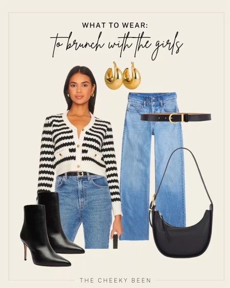 What To Wear: to a spring brunch with the girls!
Brunch / weekend outfit / Abercrombie / jeans / booties / striped cardigan

#LTKfindsunder100 #LTKstyletip #LTKSeasonal