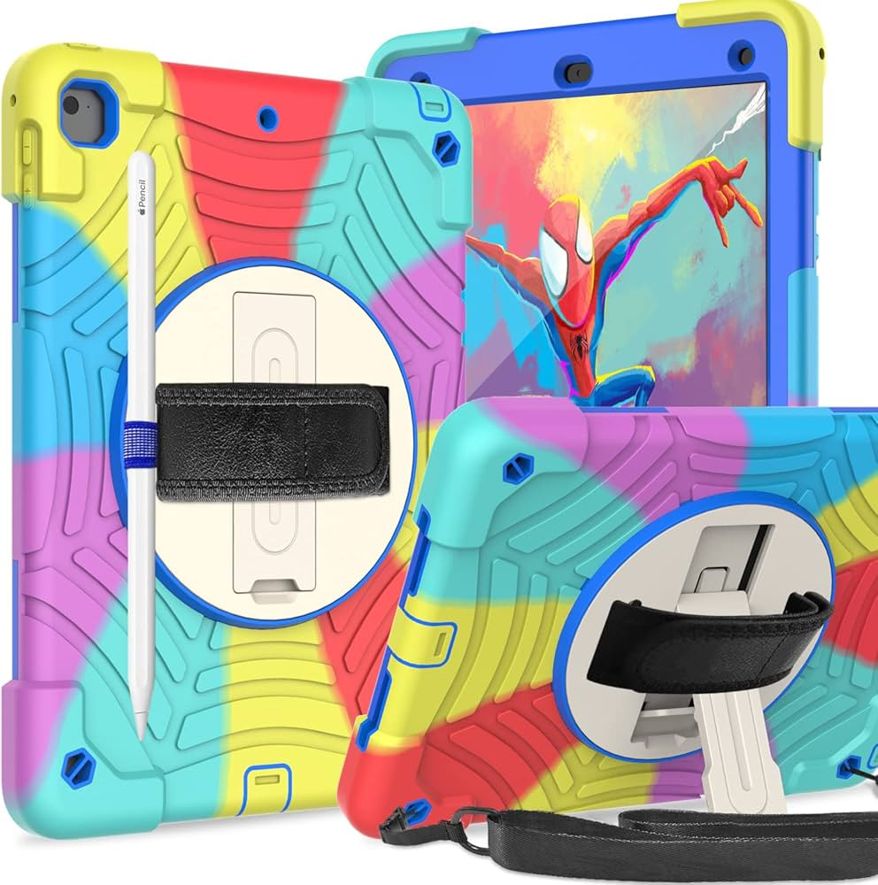 AVAWO iPad 6th/5th Generation Kids Case, iPad 9.7 Case (2017/2018) & Air 2, [Built-in Screen Prot... | Amazon (US)