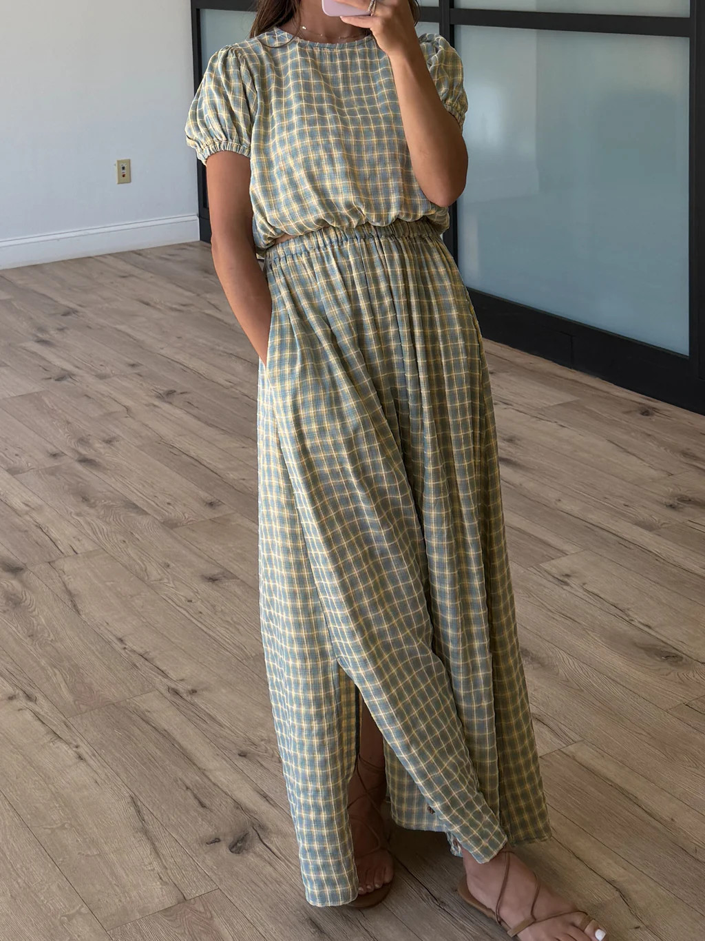 Honeycroft Gingham Bubble Top | Shop Talulah
