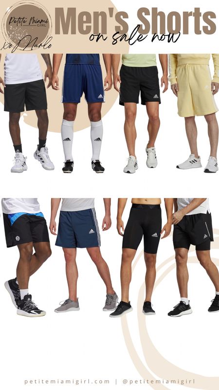 Men's shorts on sale now.