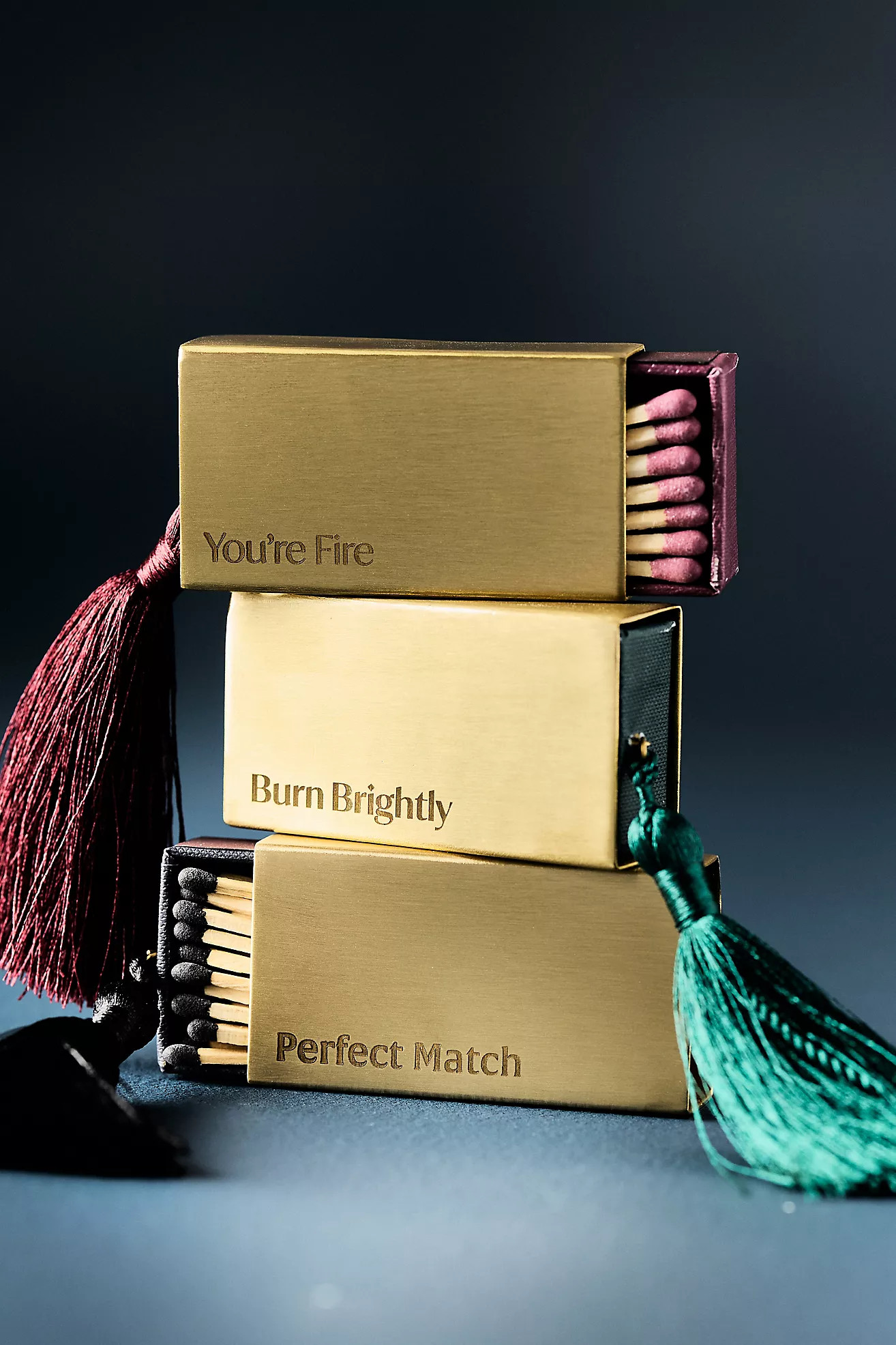 Skeem Engraved Metal Matchbox | Anthropologie (US)