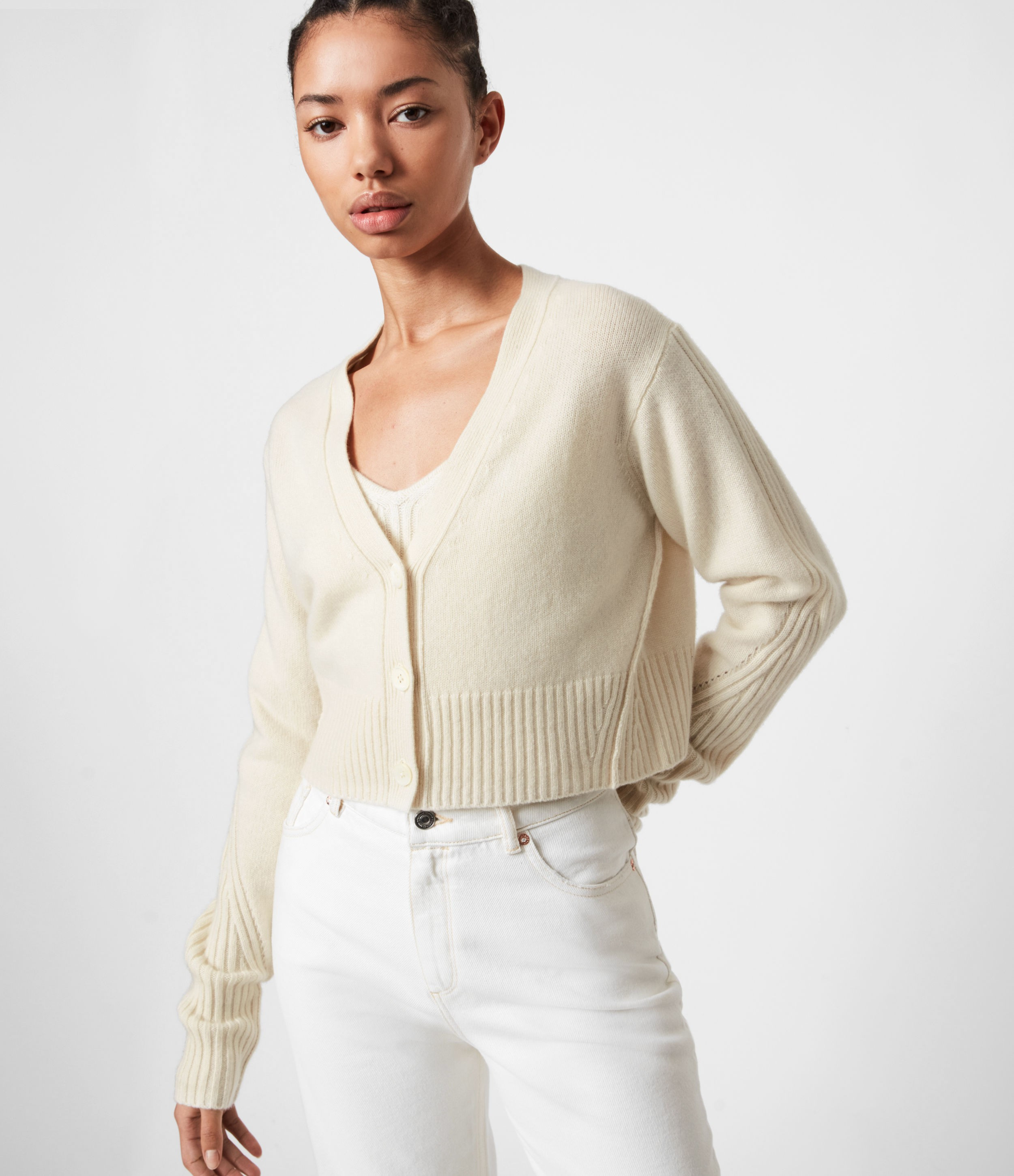 Drew Cashmere-Wool Cardigan | AllSaints UK