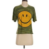 Aviator Nation Short Sleeve T-Shirt: Green Camo Pattern Tops - Size Small | ThredUp (US)