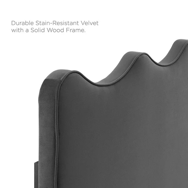 Athena Performance Velvet Twin Headboard | Bed Bath & Beyond