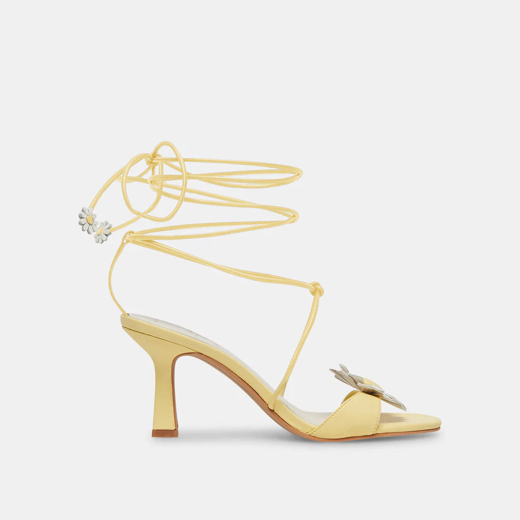 DAIZY HEELS YELLOW STELLA | DolceVita.com