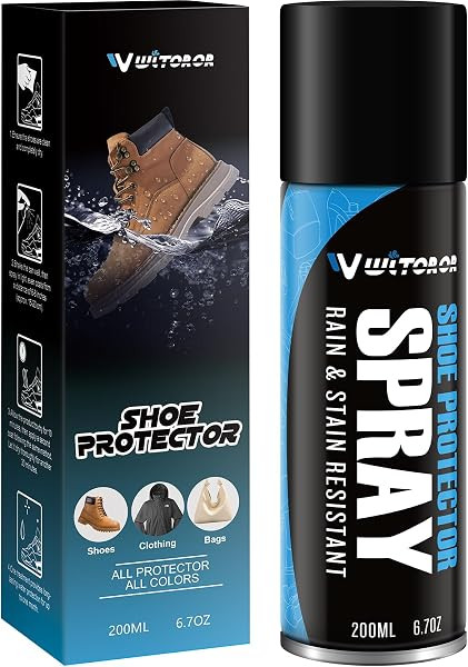 WITOROR Shoe Protector Spray, Rain & Stain Waterproof Nano Protection, Waterproof Spray for Shoes... | Amazon (US)