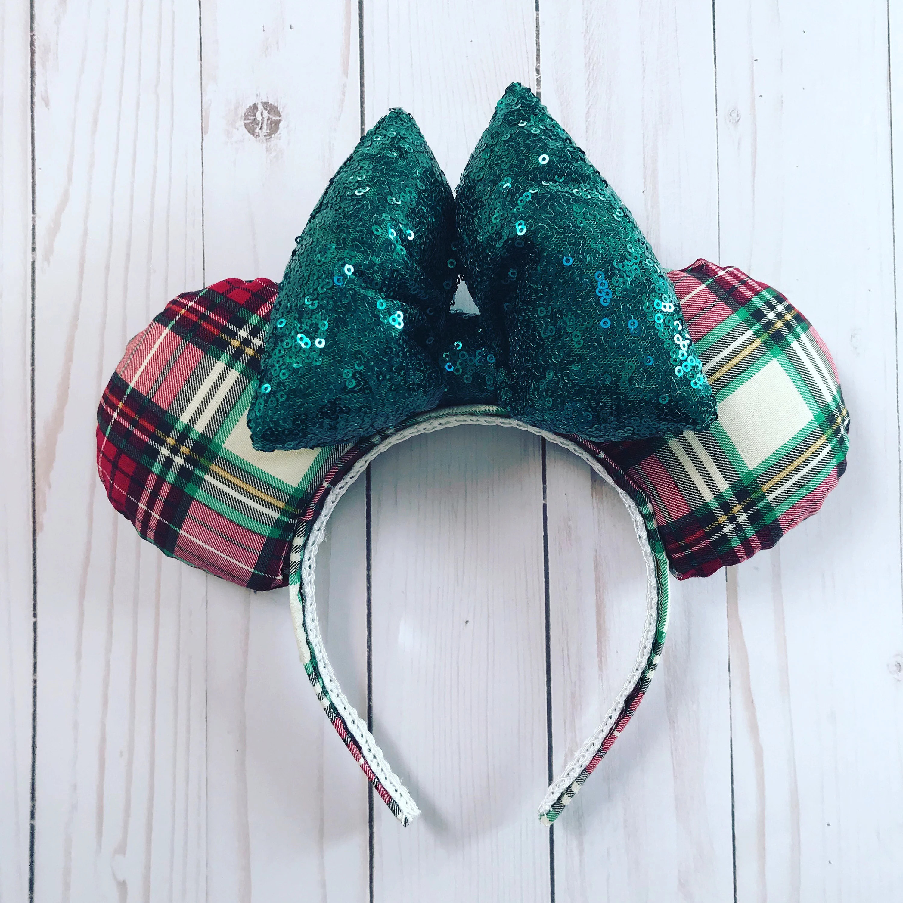 Plaid Christmas Ears | Etsy (Global)