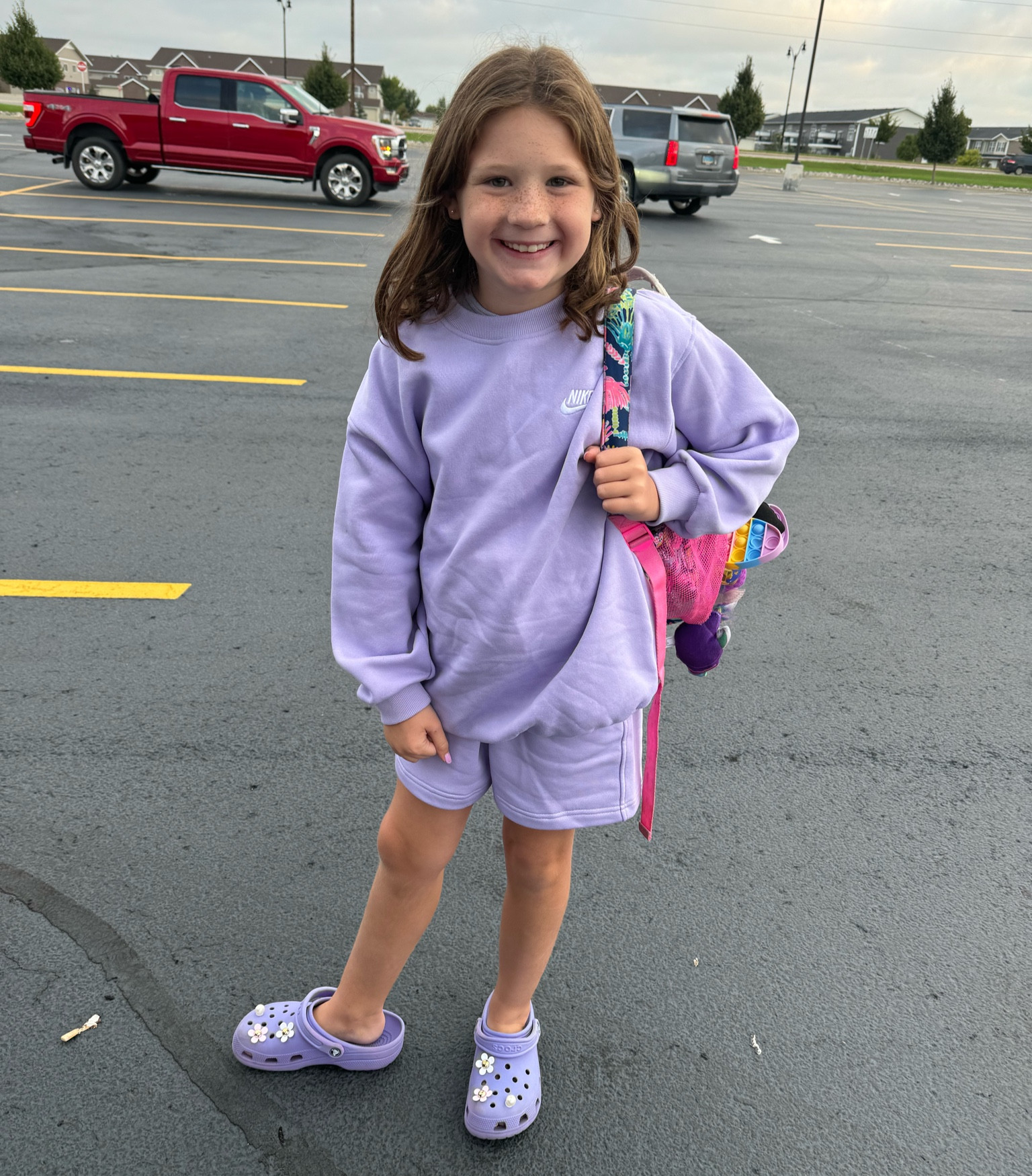 She loves all the purple ❤️