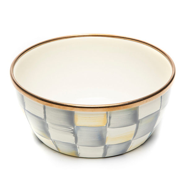 MacKenzie-Childs Sterling Check Pinch Bowl | MacKenzie-Childs