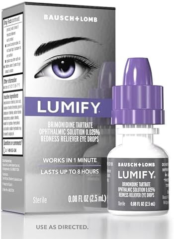 LUMIFY Eye Drops for Red Eyes, Redness Reliever for Brighter Looking Eyes, Works in 1 Minute & La... | Amazon (US)