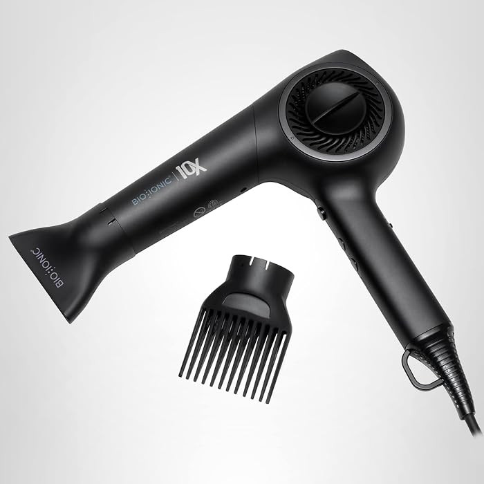 Bio Ionic 10X Ultralight Speed Hair Dryer, Blow Dryer with Adjustable Heat & Speed, Memory Functi... | Amazon (US)