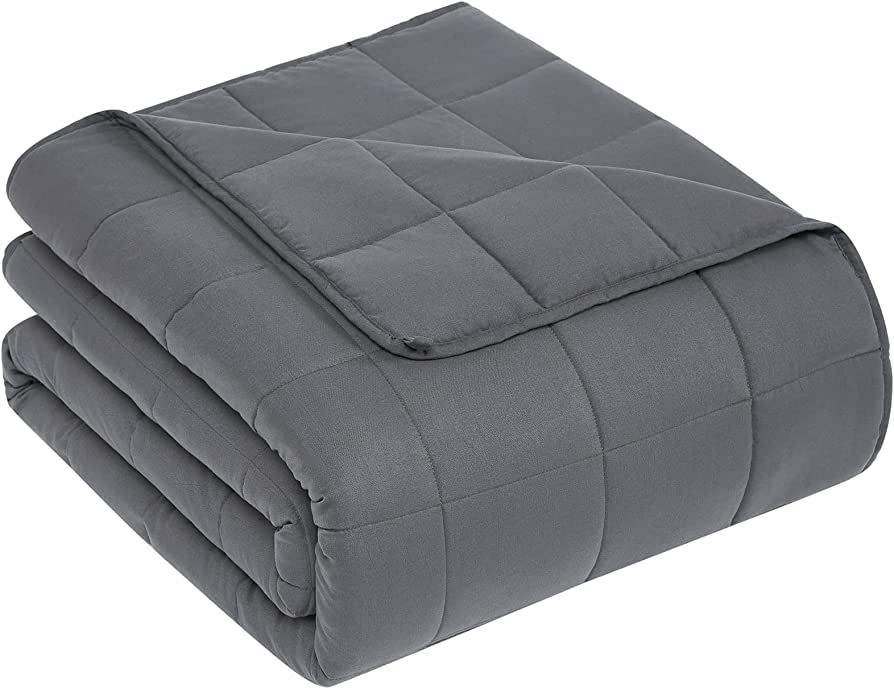 CuteKing Weighted Blanket for Kids (5lbs, 36"x 48", Twin Size, Grey) Heavy Blanket for 40-60lbs, ... | Amazon (US)