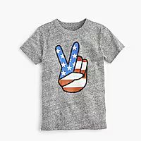 Boys' peace sign T-shirt | J.Crew US