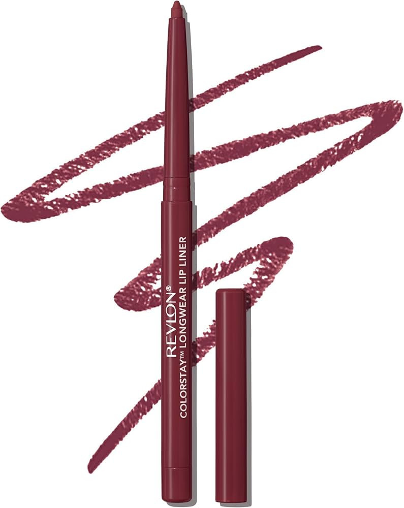 Revlon Colorstay Lip Liner Makeup with Built-in-Sharpener, Longwear Rich Colors, Smooth Applicati... | Amazon (US)