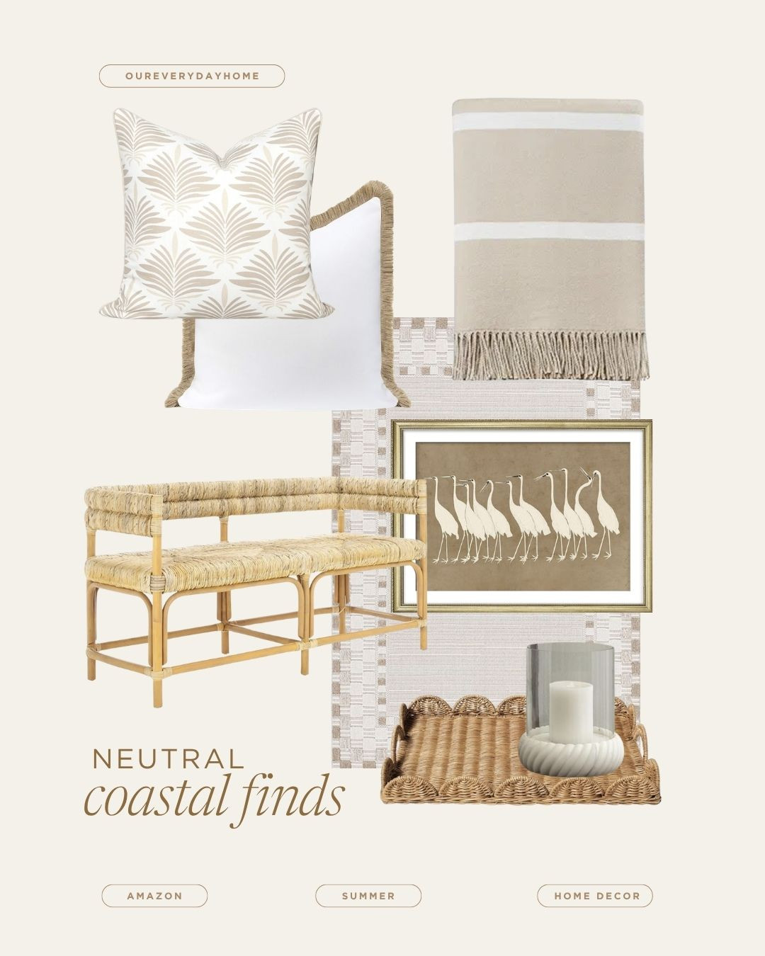 Coastal home decor finds
Coastal living room  

 #LTKHome