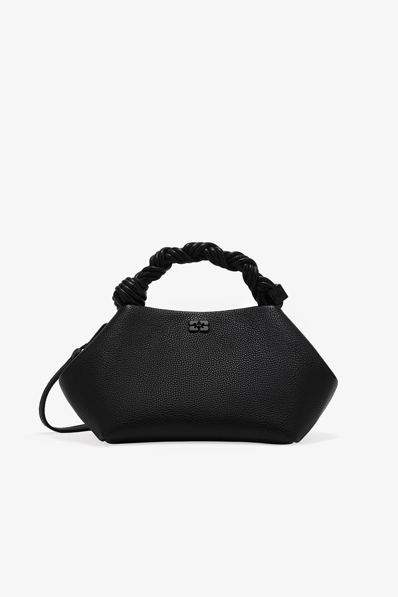 Black Grained Small Bou Bag | Ganni