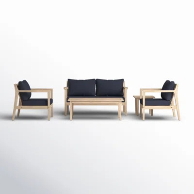 Amina 5 Piece Sofa Seating Group with Cushions | Wayfair North America