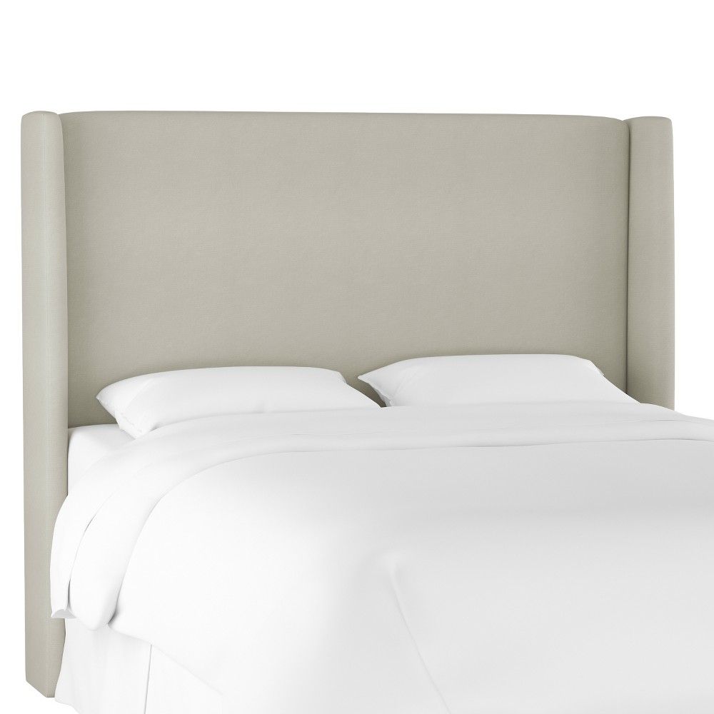 King Antwerp Wingback Headboard Dove Gray Velvet - Project 62 | Target