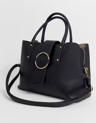 ASOS DESIGN tote bag with ring detail | ASOS (Global)