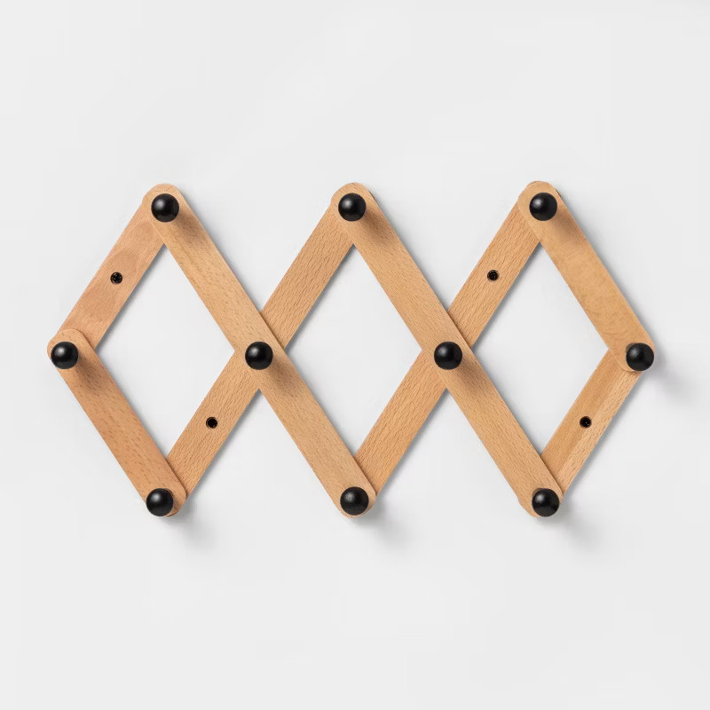 Accordion Hook Rail Wood - Threshold™ | Target