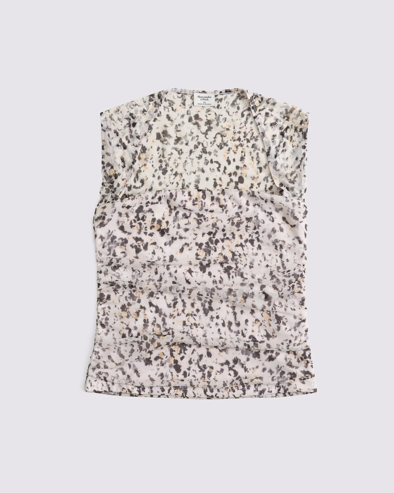 Women's The A&F Ava Mesh Top | Women's Tops | Abercrombie.com | Abercrombie & Fitch (US)