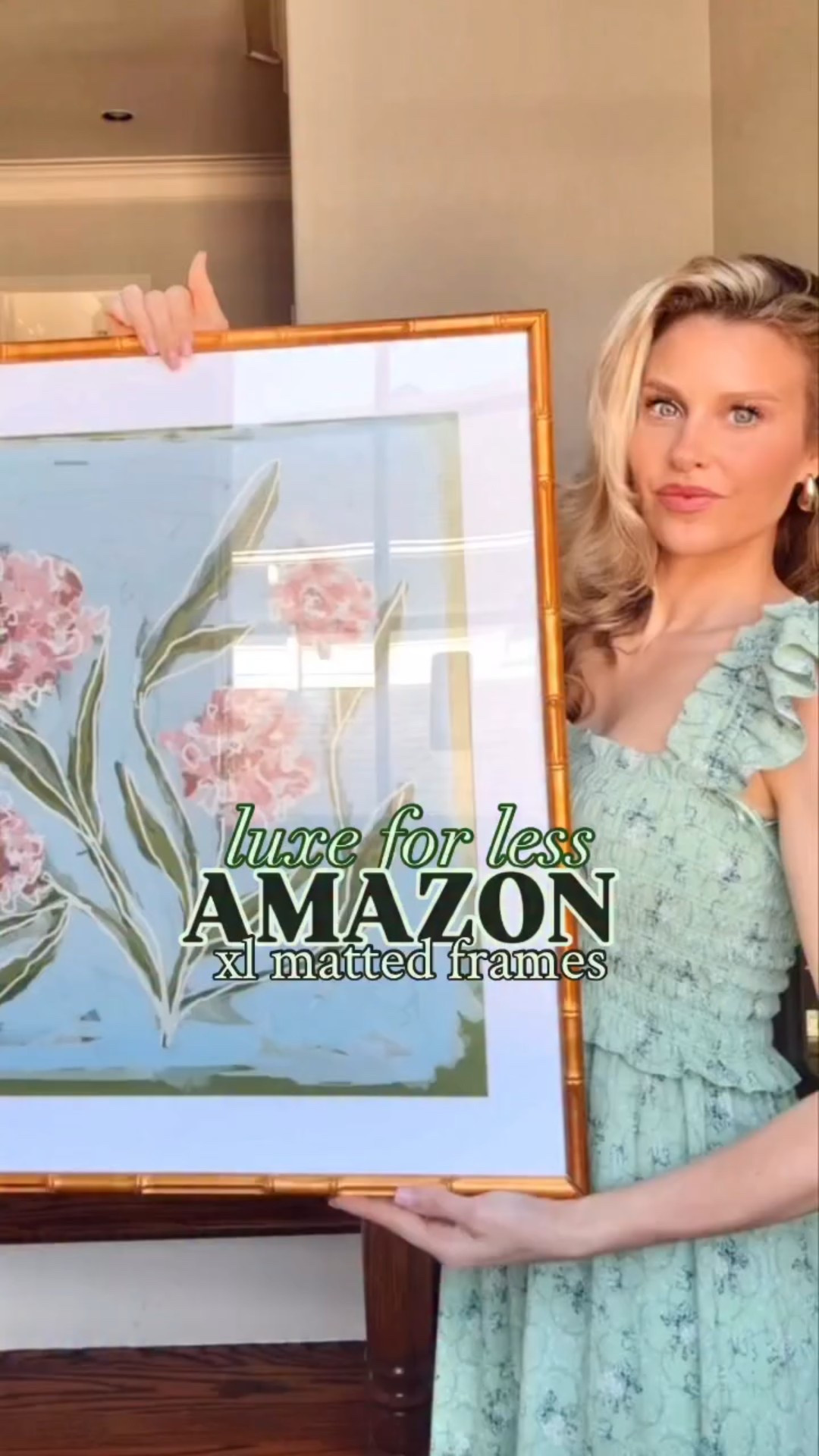 ✨ These gorgeous oversized frames come matted in 20+ size options. Mine are the 24x24 and can be bought separately or in a set of 4. Perfect for a gallery wall of your favorite art or family photos. I used these gorgeous Etsy prints 😍 come with a plexiglass front so they are lightweight and easy to hang ✨

#LTKFindsUnder100 #LTKFindsUnder50 #LTKHome